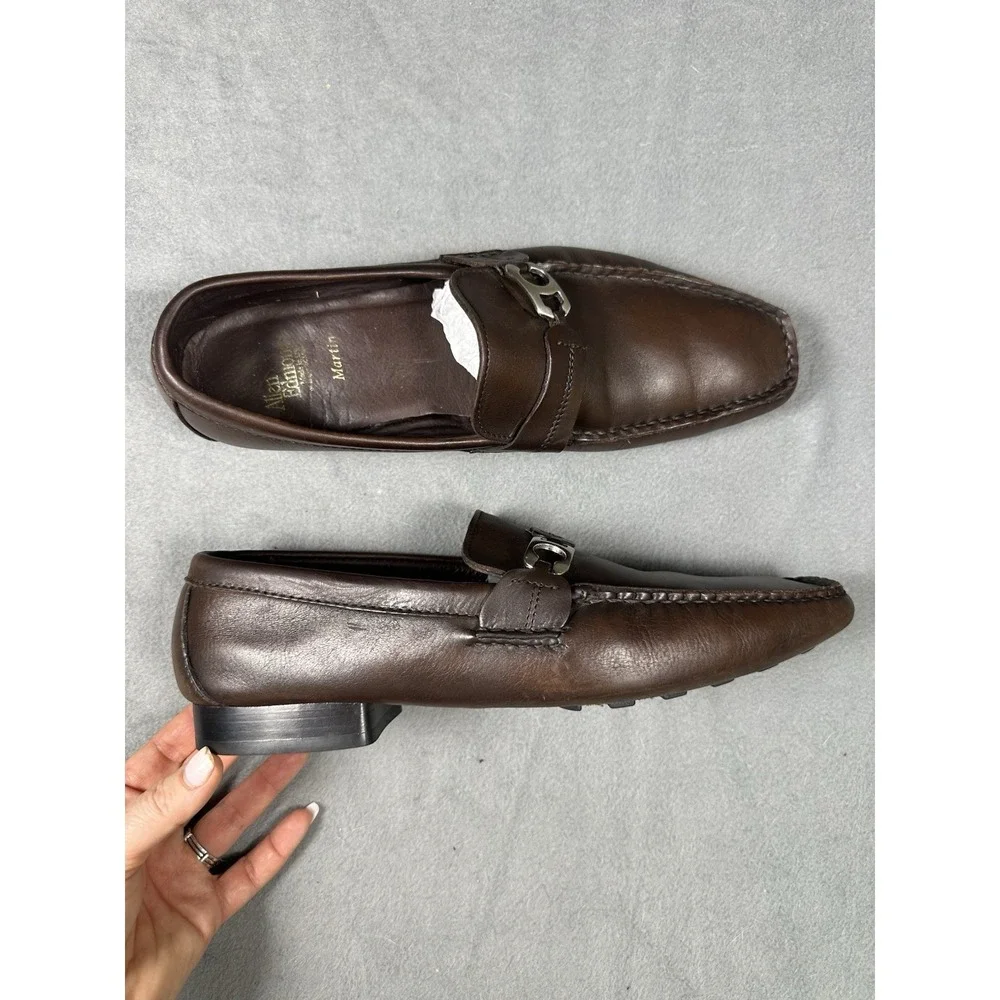 Allen Edmonds Martin Brown Leather Horsebit Loafers Men's Size 10.5 USA